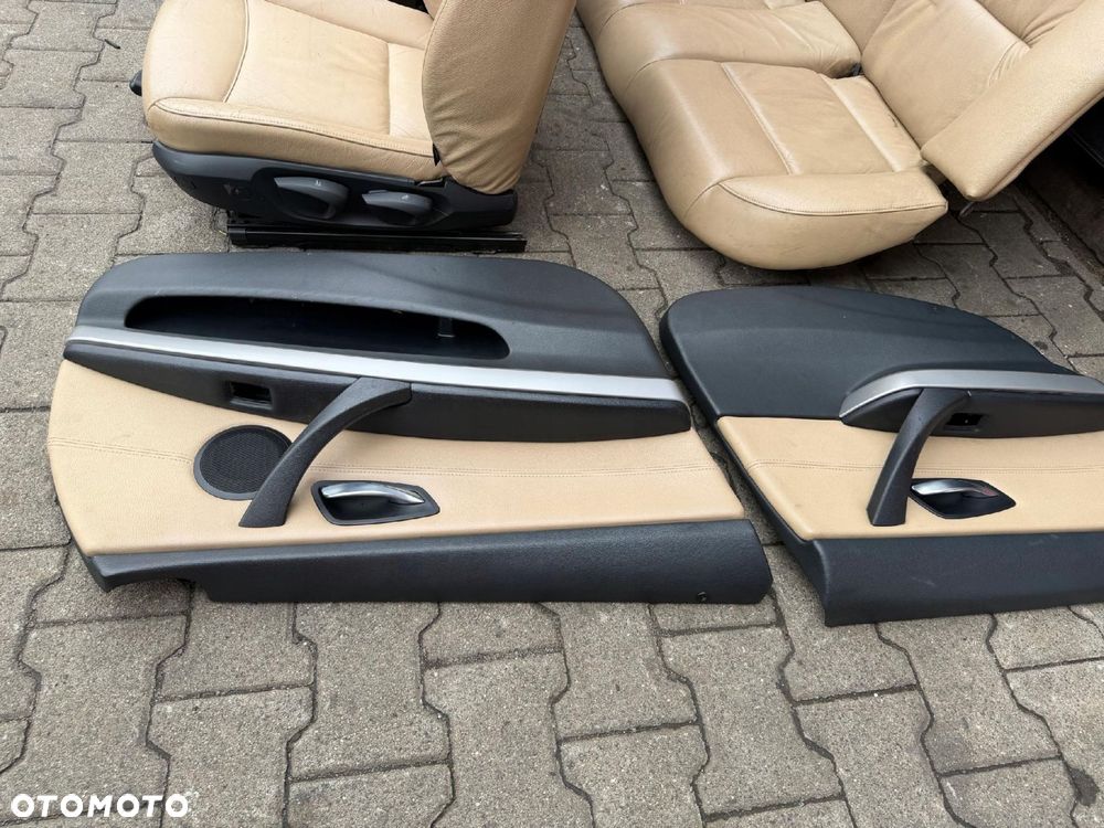 BMW E90 FOTELE KANAPA BOCZKI KOMPLET UK skóra - 9