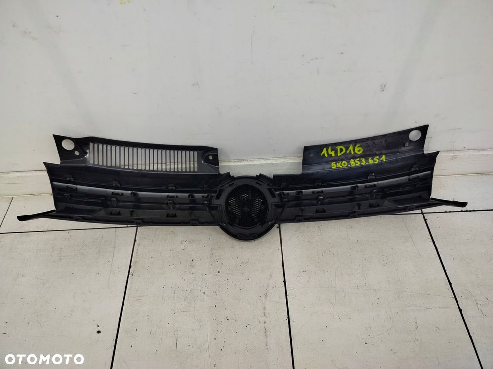volkswagen golf vi 09r- grill atrapa chłodnicy 5k0.853.651 - 5