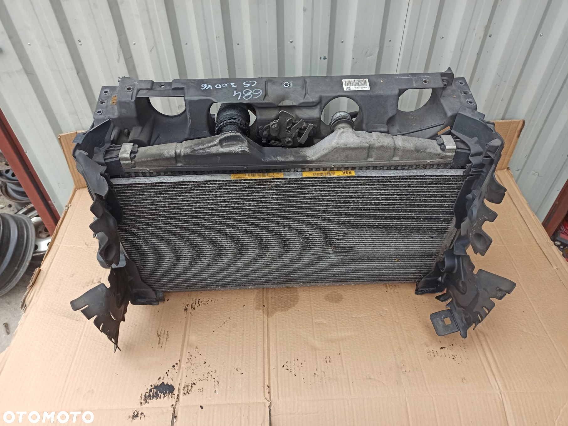 Komplet chłodnic wentylator CITROEN C5 III X7 3.0HDI V6 08- - 8