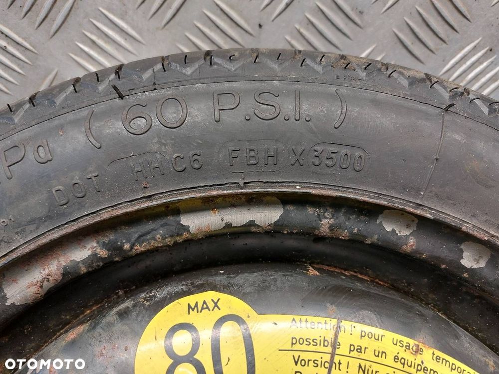KOŁO DOJAZDOWE SEAT CORDOBA I FL 4X100 FI57,1 105/70R14 2000R MICHELIN - 4