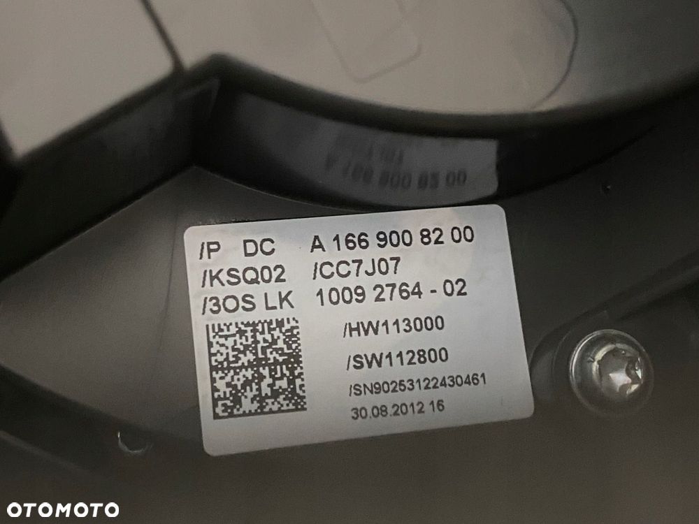 MERCEDES ml gl 166 przelaczniki tasma kpl.A 1669008200 - 2