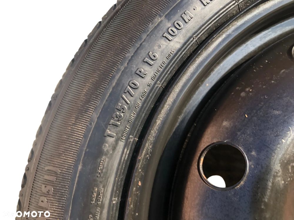 Koło Zapasowe Dojazdowe 135/70 R16 4x98 58,1 MM ET:15 Fiat Alfa Romeo- Gwarancja Wysyłka - 6
