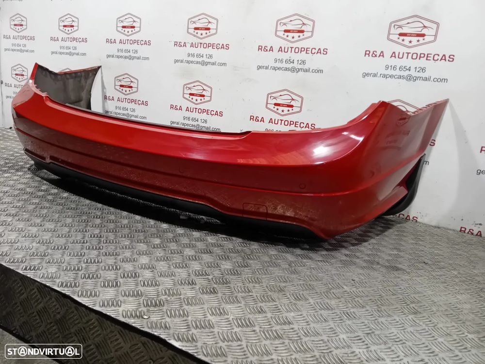 Parachoques Trás Traseiro Mercedes Class C W204 Sedan Carro AMG Com Sensores Original - 6
