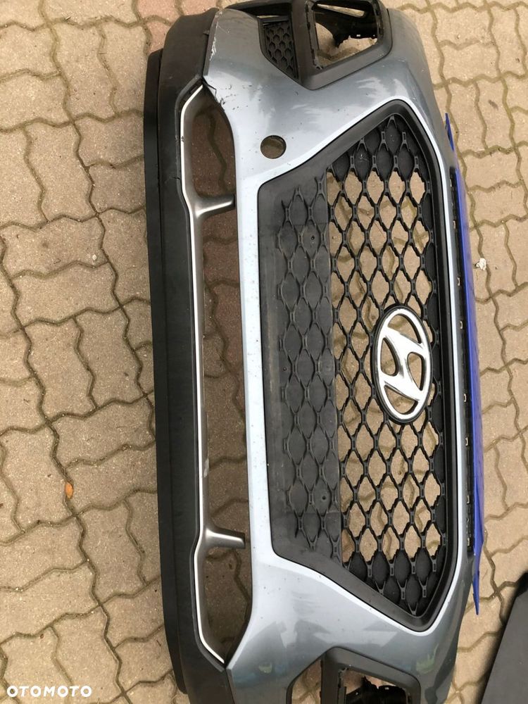 Hyundai kona zderzak przedni przód grill chrom k - 5