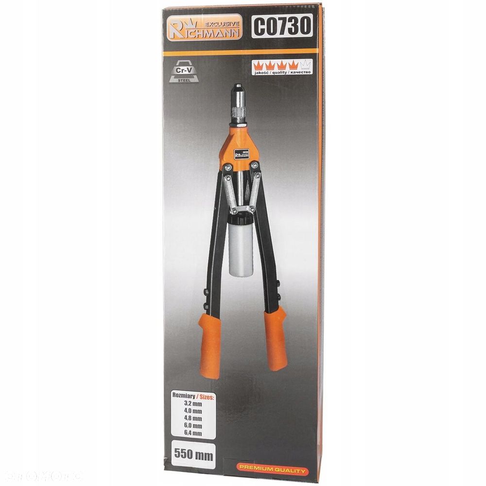 NITOWNICA NOŻYCOWA RĘCZNA CZOŁOWA 3,2-6,4MM CORONA - 13