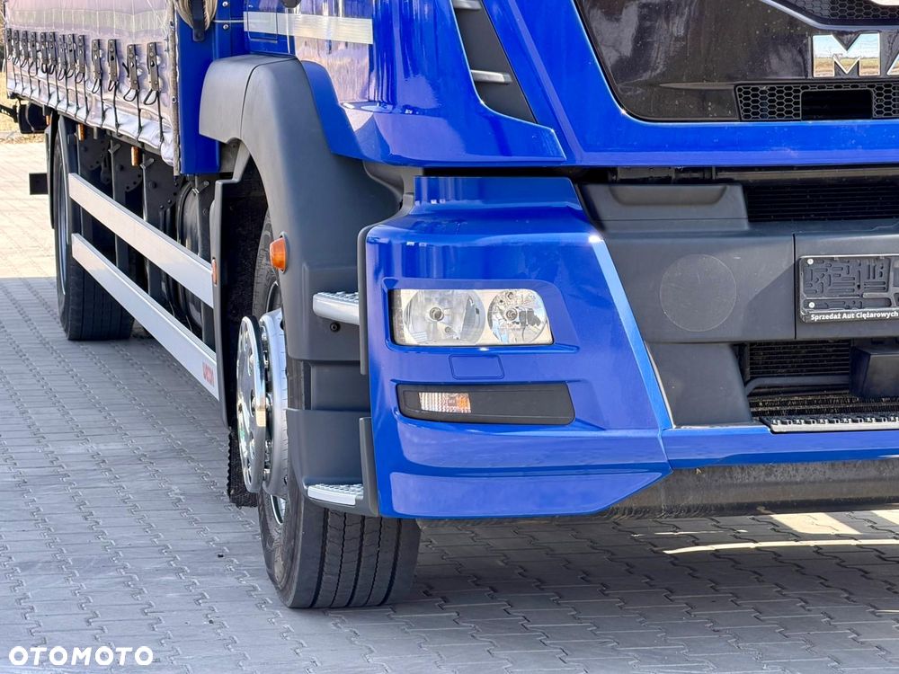 MAN TGM 15.250 / FIRANKA / WINDA / 23 EUROPALETY / SYPIALKA / DWA ŁÓŻKA / 2018 ROK - 9