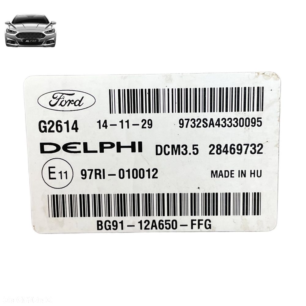 STEROWNIK SILNIKA 2.0 TDCI EURO 5 FORD MONDEO MK4, BG91-12A650-FFG - 2