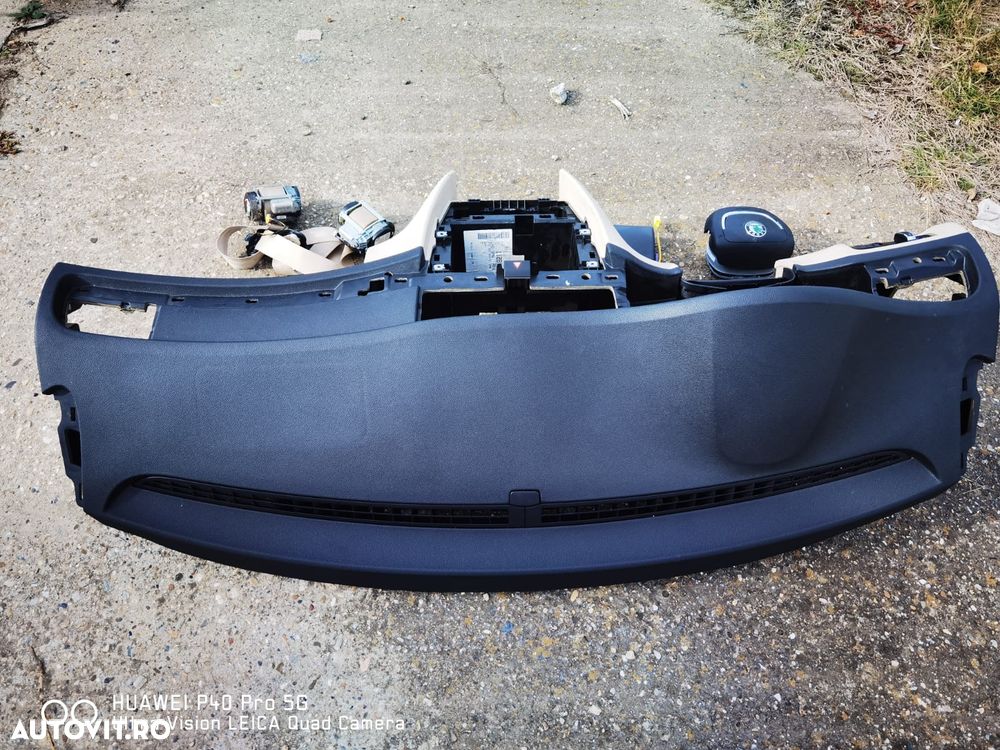 Kit Airbag si plansa bord SKODA SUPERB 2 an 2008-2013 - 6