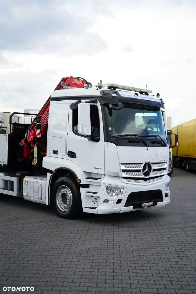 Mercedes-Benz ACTROS / 2543 / 6 X 2 / SKRZYNIOWY + HDS / FASSI F 295 / WYS. 16,5 M / PILOT / OŚ SKRETNA - 32