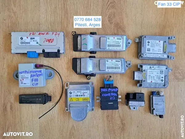 Modul gateway far amplificator antena ECU presiune cauciucuri modul centura calculator pompa combustibil modul master slave releu bujiiincandescente bmw seria F E