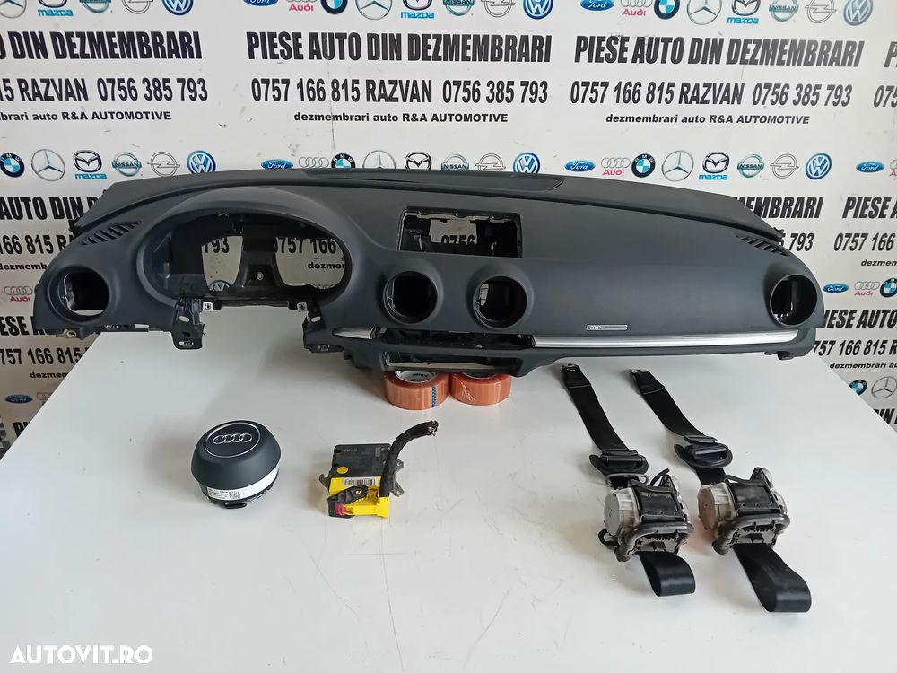 Plansa Bord Kit Airbag Complet Centuri Modul Audi A3 8V Facelift 2016 2020 - 1