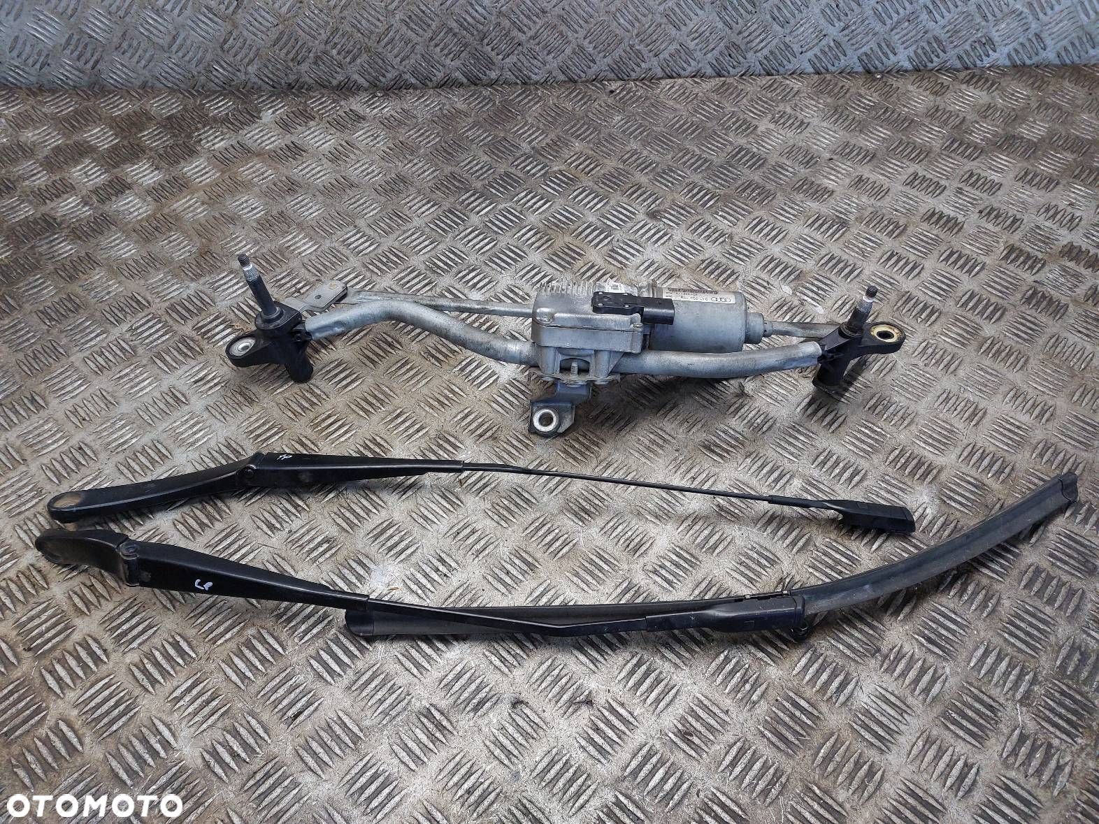 MECHANIZM WYCIERACZEK + SILNICZEK PRZÓD AUDI A4 B8 8K1955119 8K1955407 - 1