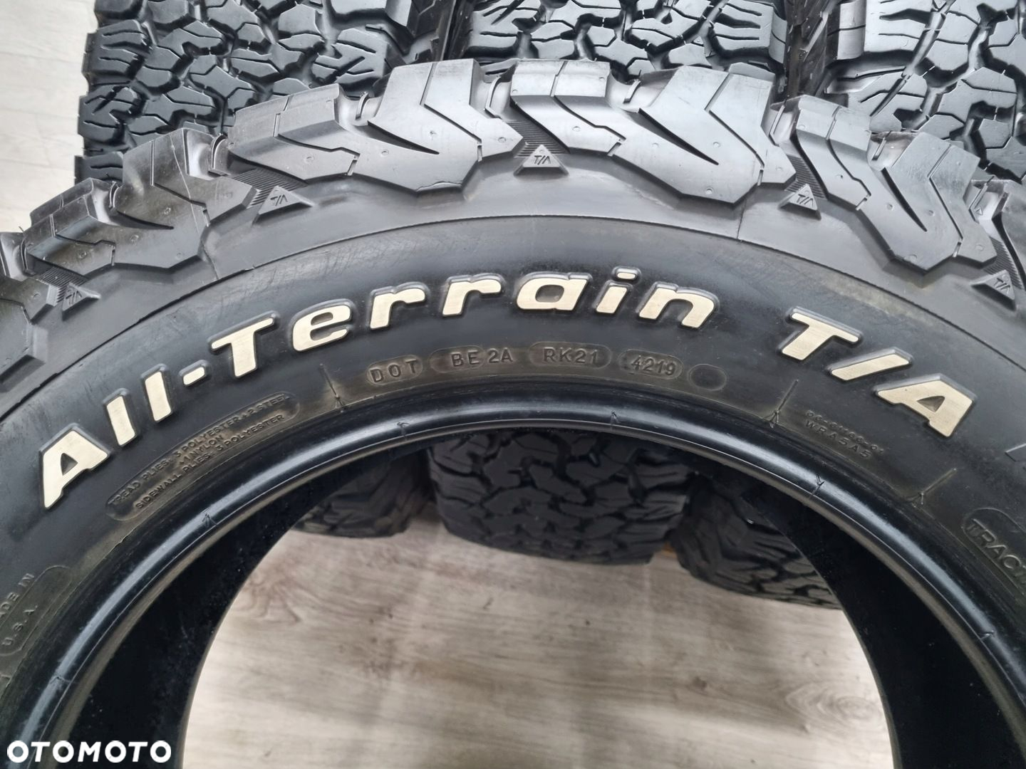 Komplet opon BFGoodrich All Terrain T/A KO2 265/65R18 117/114R - 3