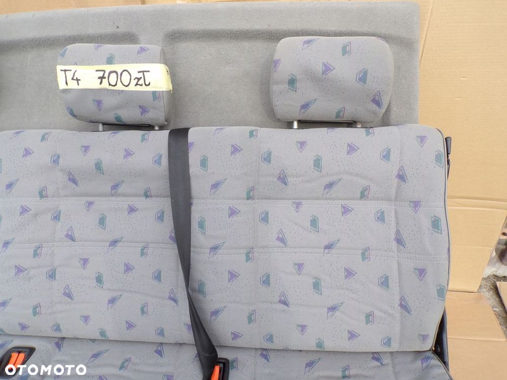 VW Transporter T4 fotel kanapa 3 osobowa III rząd - 5