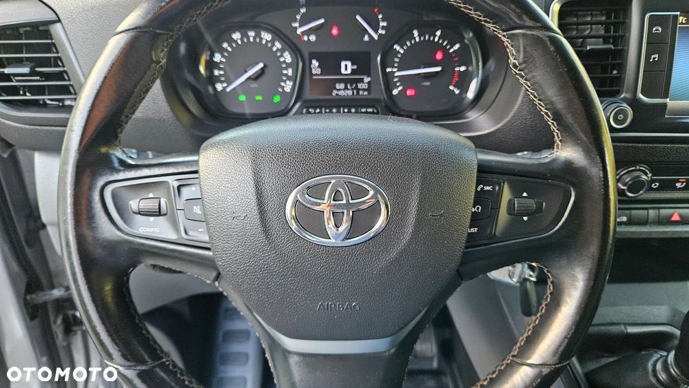 Toyota Proace 2,0D 122KM 2021Rok L3 Najdłuższa Kamera Webasto Klima Blis 2xParktronik Hak - 24