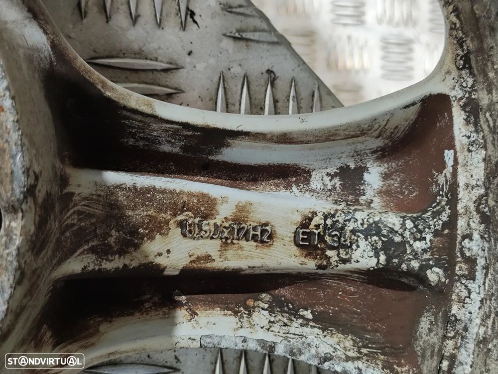 - Conjunto Jantes 17 Originais Mercedes Benz Class C W203 7,5J 8,5J ET34 ET36 5x112 - 8