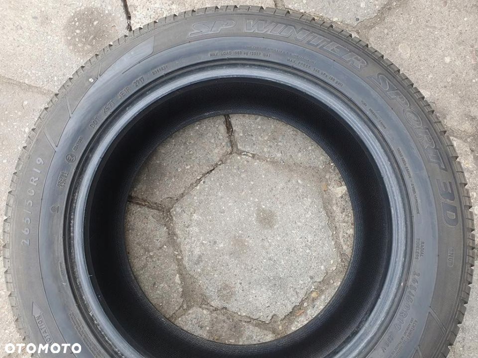 265/50R19 Dunlop Sp Winter Sport 3D XL zima 7,2mm - 8