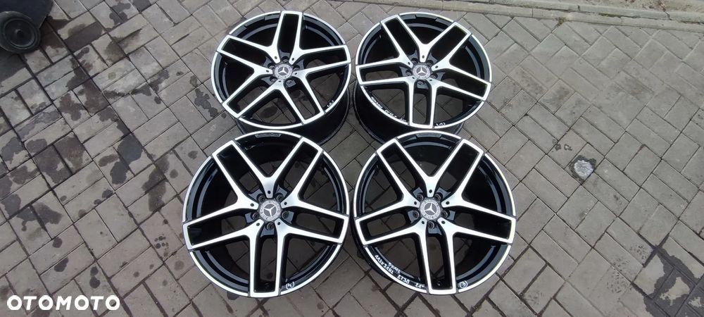 FELGI ALUMINIOWE 5x112 STOPNIOWANE MG 2x10Jx21 CALI ET 52,5 2924012900 2x 11Jx21 CALI ET38 2924011700 MERCEDES GLE COUPE I INNE KOMPLET 4 SZTUKI - 1
