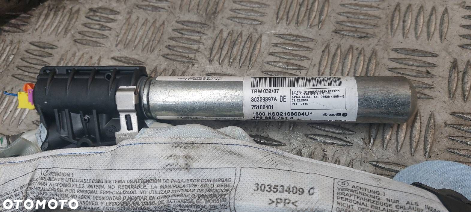ZESTAW POSTRZAŁOWY AIRBAG PASY AUDI A6 C6 KOMBI - 3