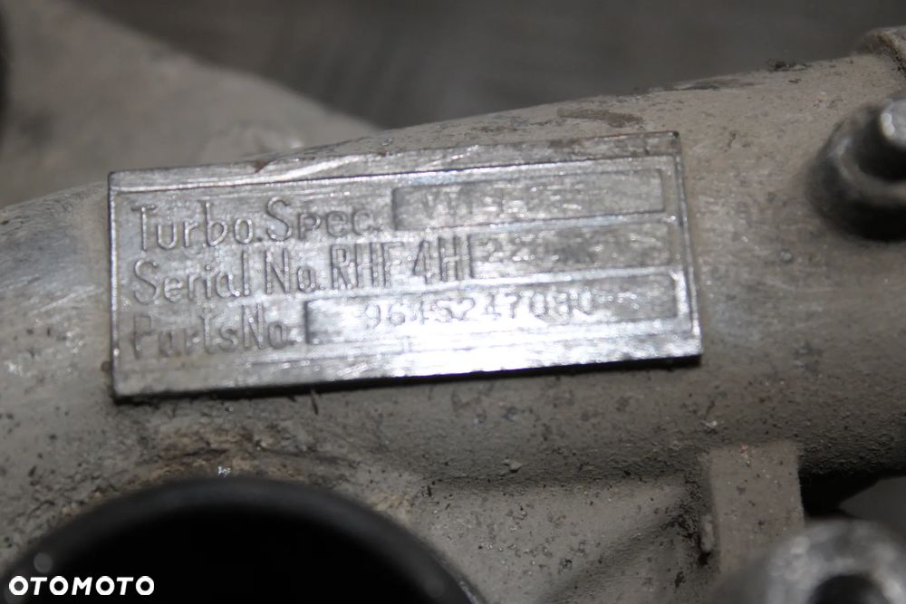 Turbosprężarka peugeot 2,0 HDI 9645247060 - 2