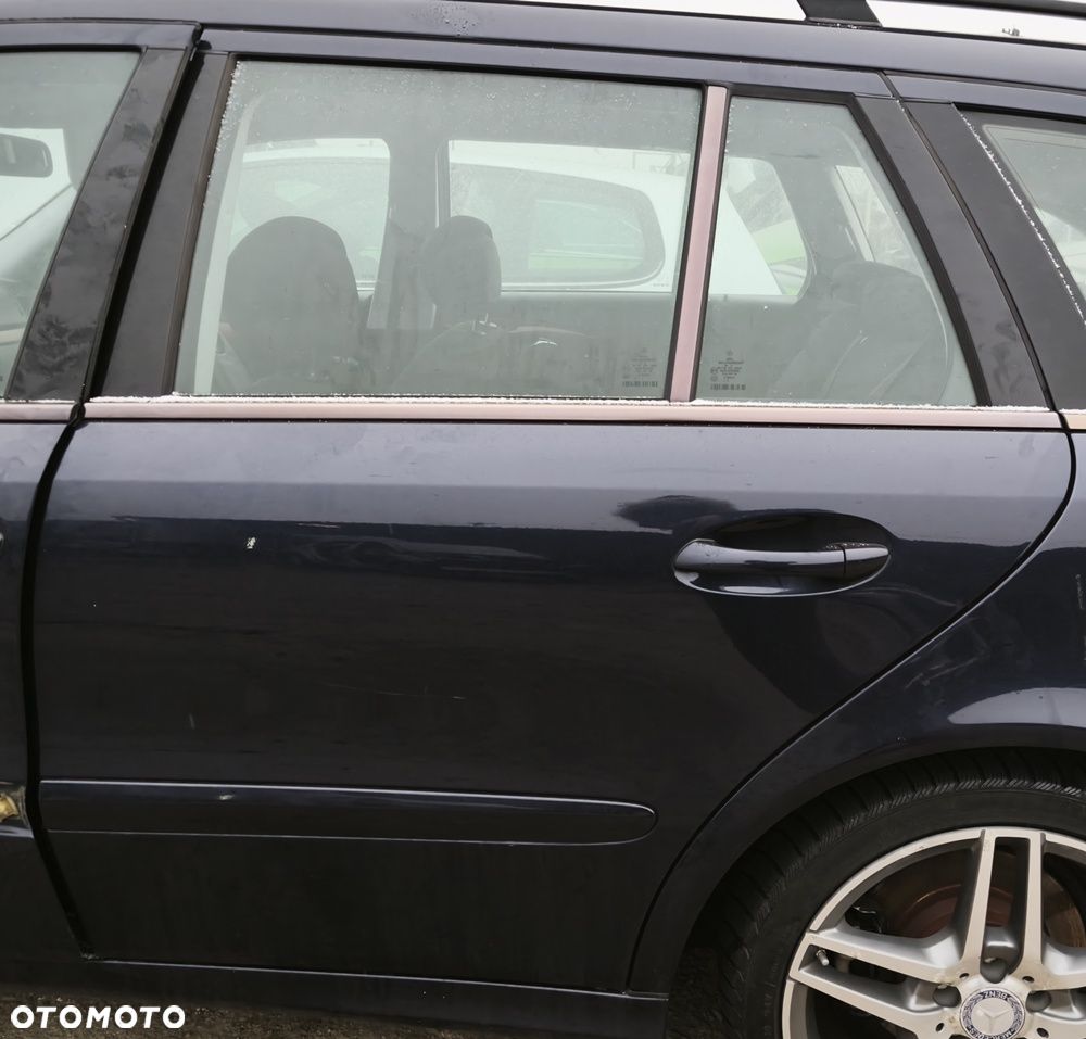 MERCEDES E-KLASA W211 06r KOMBI DRZWI LEWY TYŁ LEWE TYLNE GOŁE 359U - 1