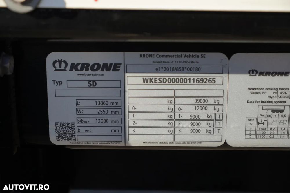 Krone 421 / 5 000 CORTINĂ KRONE / COȘ PENTRU PALEȚI / 2 AXE RIDICATIVE / 2024 / PUȚIN FOLOSIT - 25