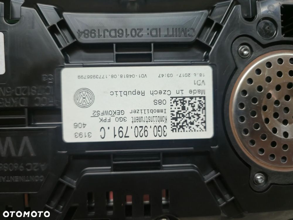 VW PASSAT B8 TSI LICZNIK ZEGAR EUROPA - 2