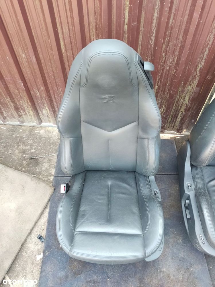 fotele kanapa peugeot rcz 2011r czarne skóra - 14