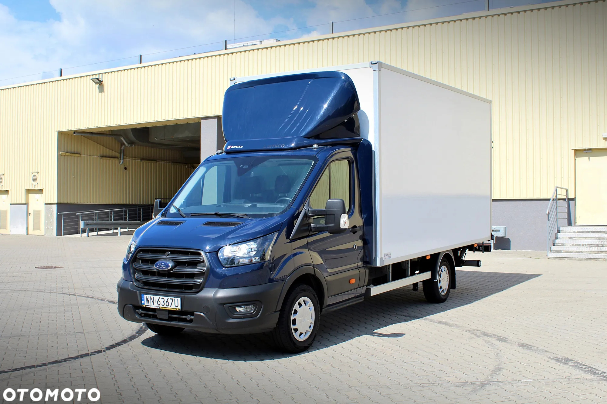 Ford Transit kontener 9 euro palet + winda BAR 750kg - 2