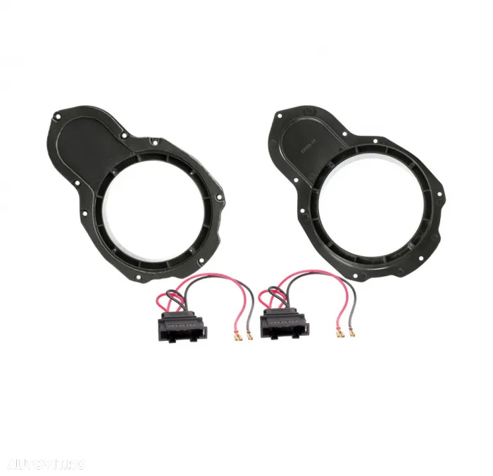 Pachet audio VW Passat B6/B7 fata, boxe, inele, mufe adaptoare JBL STAGE2 604C - 2