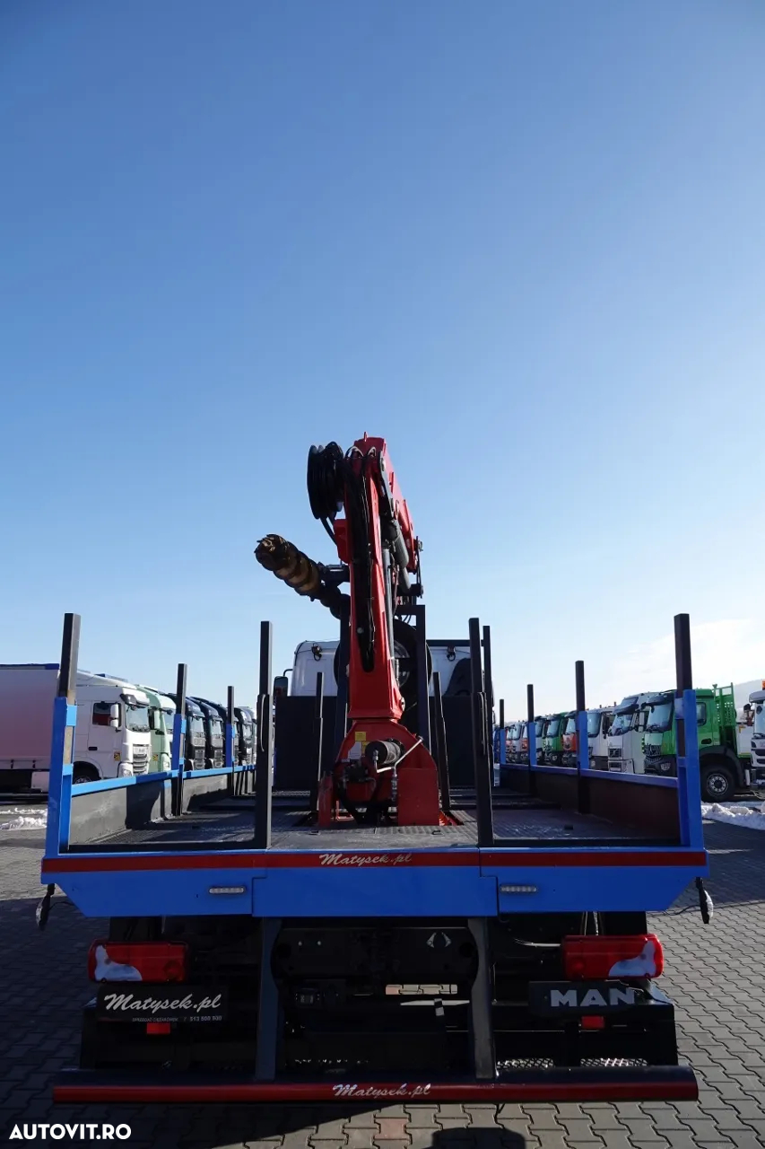 MAN TGM 15 .290 / HDS HC 190 + FORATOR 2 mb / FORMAT / RADIO CONTROL / EURO 6 / MANUAL / 2019 - 9