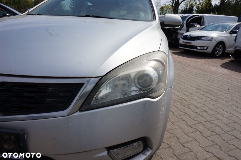 MASKA ZDERZAK BŁOTNIKI LAMPY CEED I LIFT 9S  KIA 2009-2012 SREBRNY PRZÓD KOMPLETNY - 18