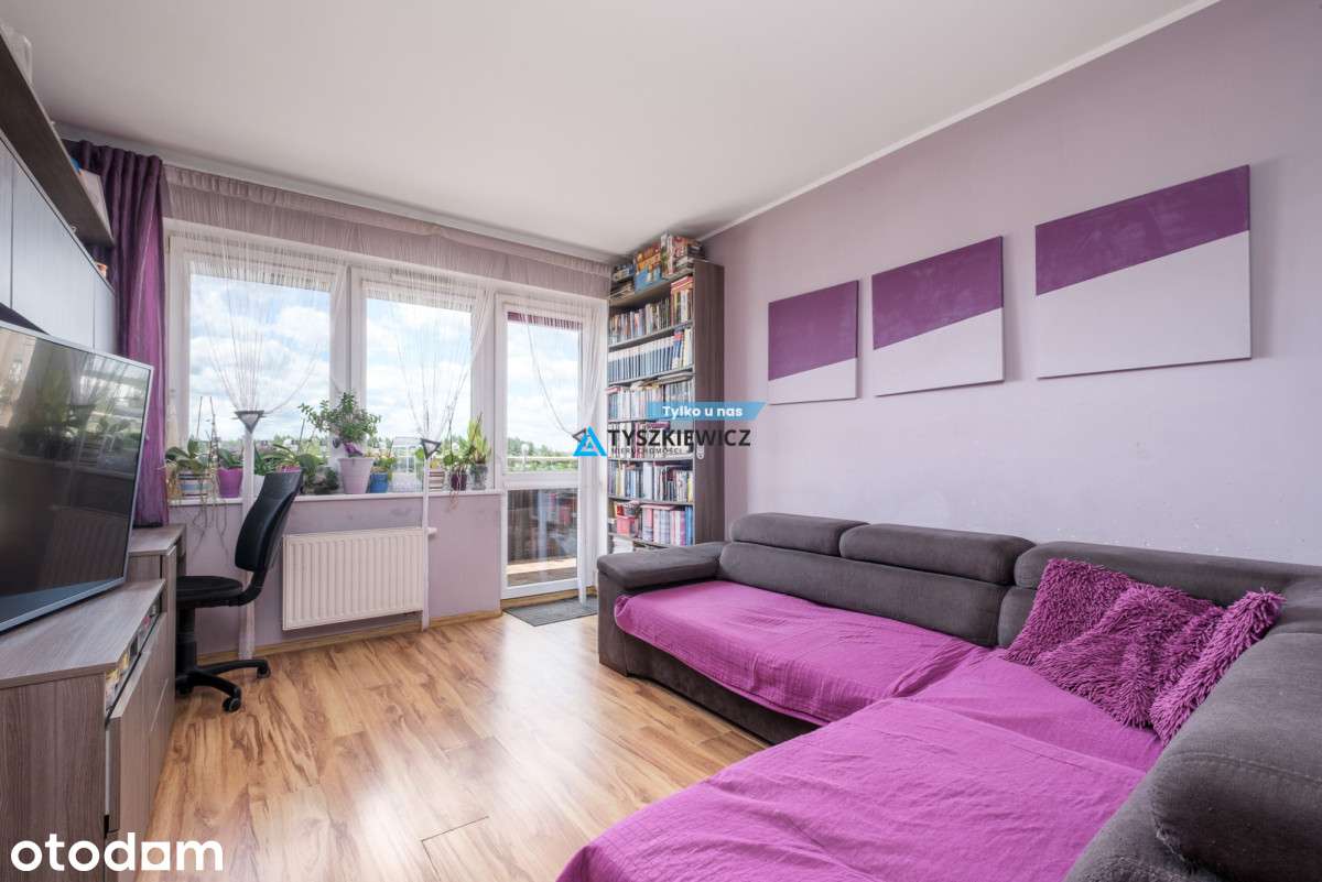 2 pokoje, osobna kuchnia, duży balkon i piwnica