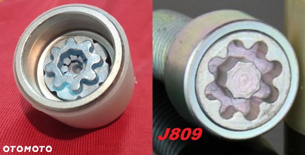 Nasadka zabezpieczająca Nakładka Adapter Złodziejka Do Śrub Audi (koniczynka) - 9
