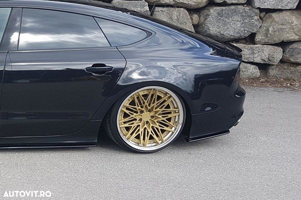 Prelungiri Laterale Bara Spate compatibile cu Audi A7 C7 4G S-Line Maxton Design - 4