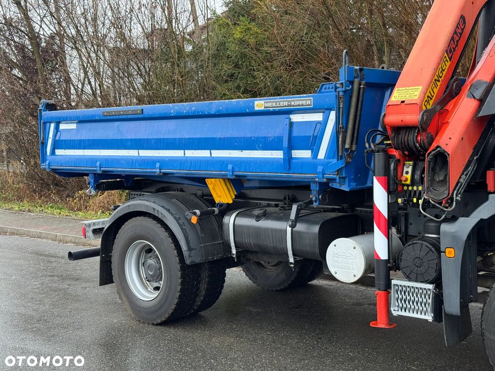 MAN * MAN 18 280 * Kiper Wywrotka * 4x4 * HDS Palfinger  120 STAN BARDZO DOBRY * Sprowadzony - 8