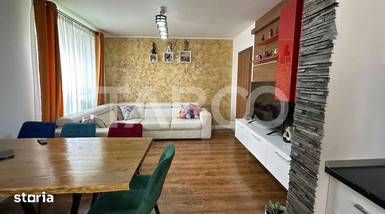 Apartament decomandat 3 camere mobilat utilat zona Arhitectilor Sibiu — fotografia 3