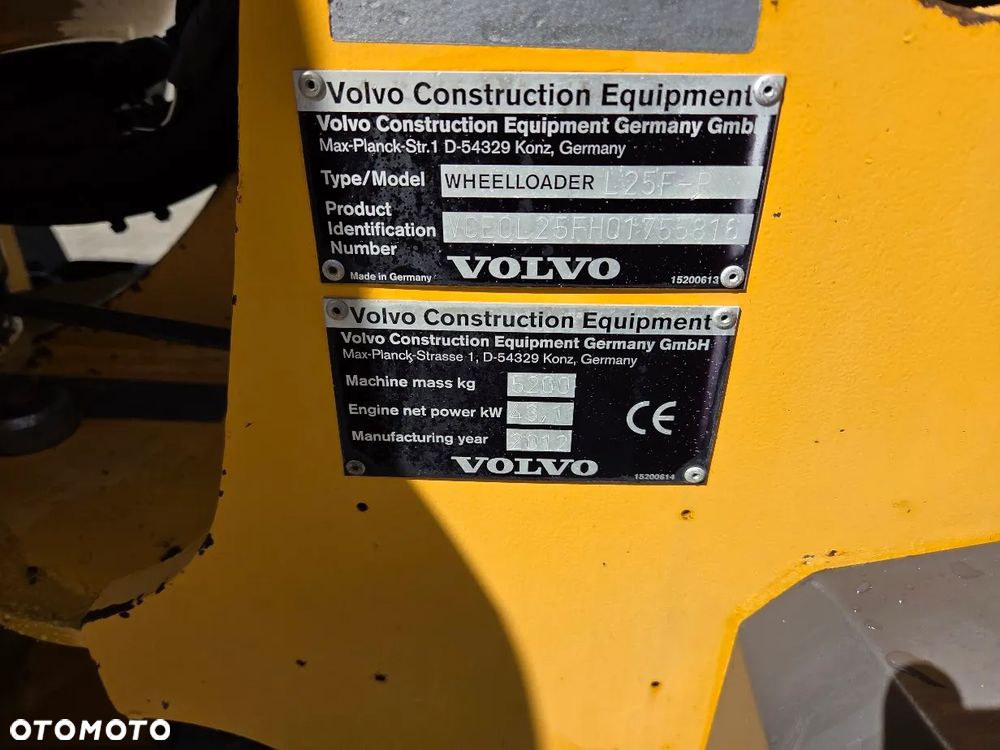 Volvo Ładowarka Kołowa VOLVO L25F Łyżka Krokodyl + Widły - 8