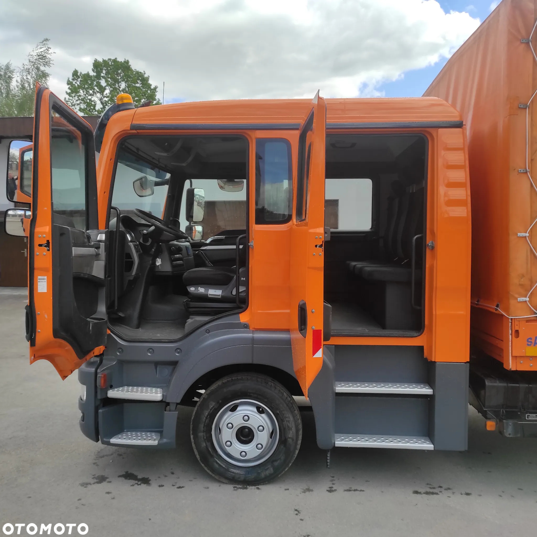 MAN TGL 8.180 DOKA / 6 OSOBOWY /BUTRO-PLANDEKA / - 5