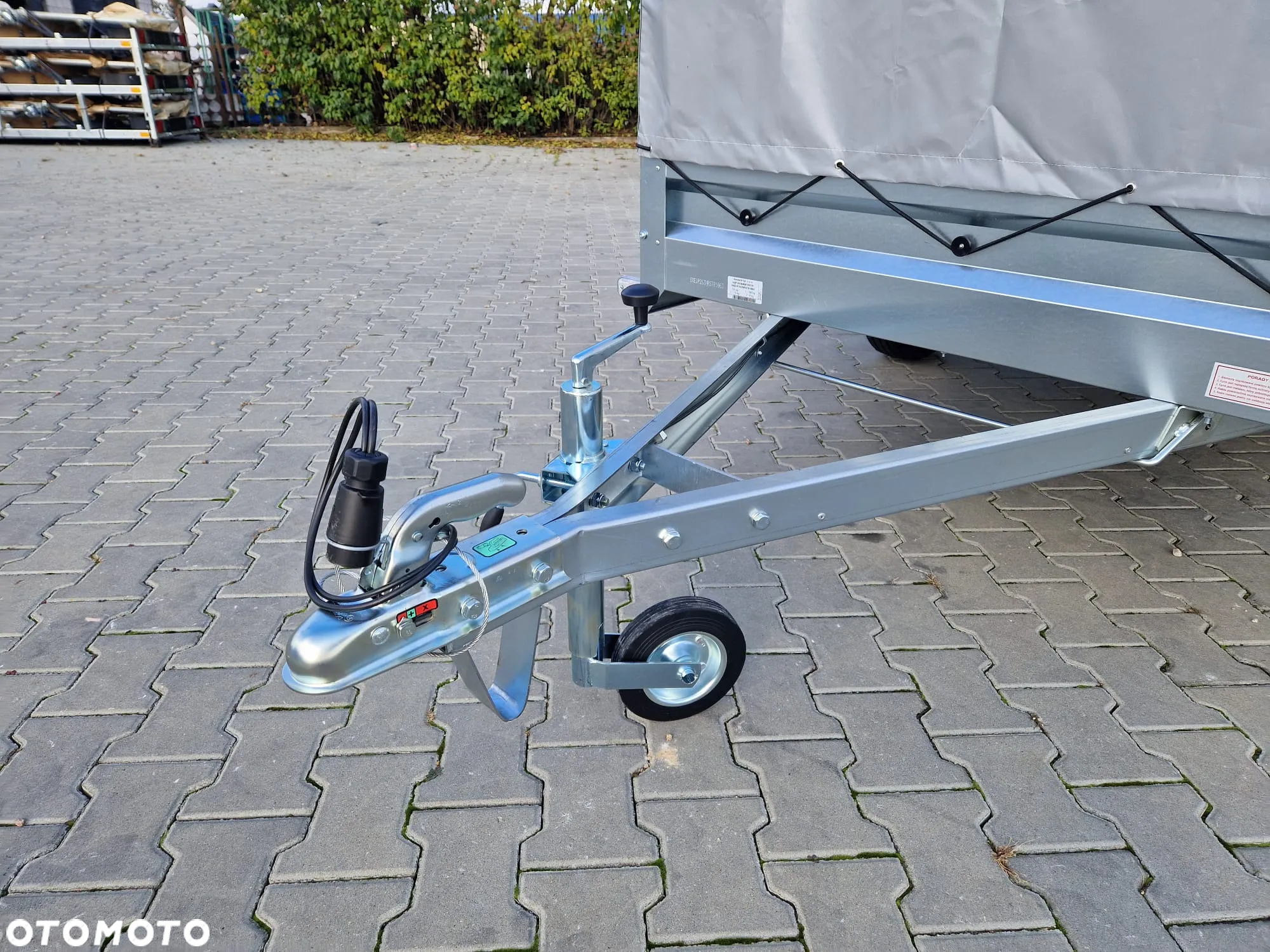 Neptun Neptun DOSTAWA Przyczepka 263x129x110cm N7-263 ptw PROMOCJA! Lekka przyczepa jednoosiowa ze stelażem i plandeką GN114 - 15