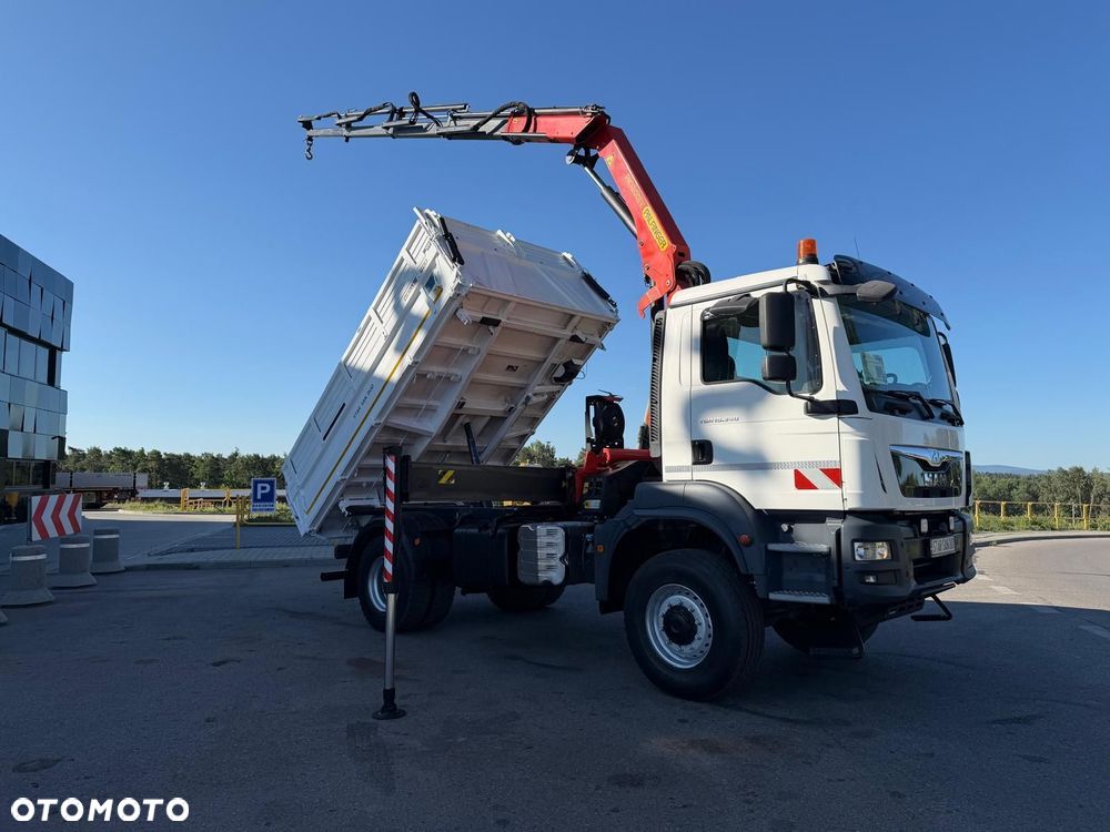 MAN TGM 18.340 4x4 PALFINGER PK 13001 HDS Żuraw Wywrotka - 11