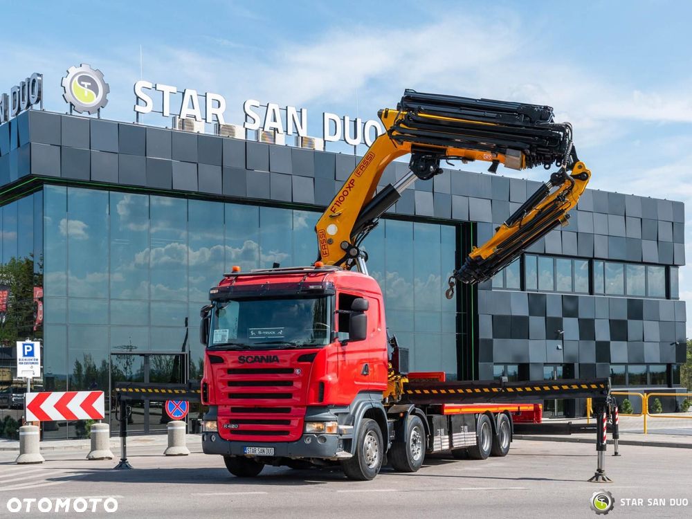 Scania R420 8x2 FASSI F1100AXP HDS Żuraw Fly Jib - 3