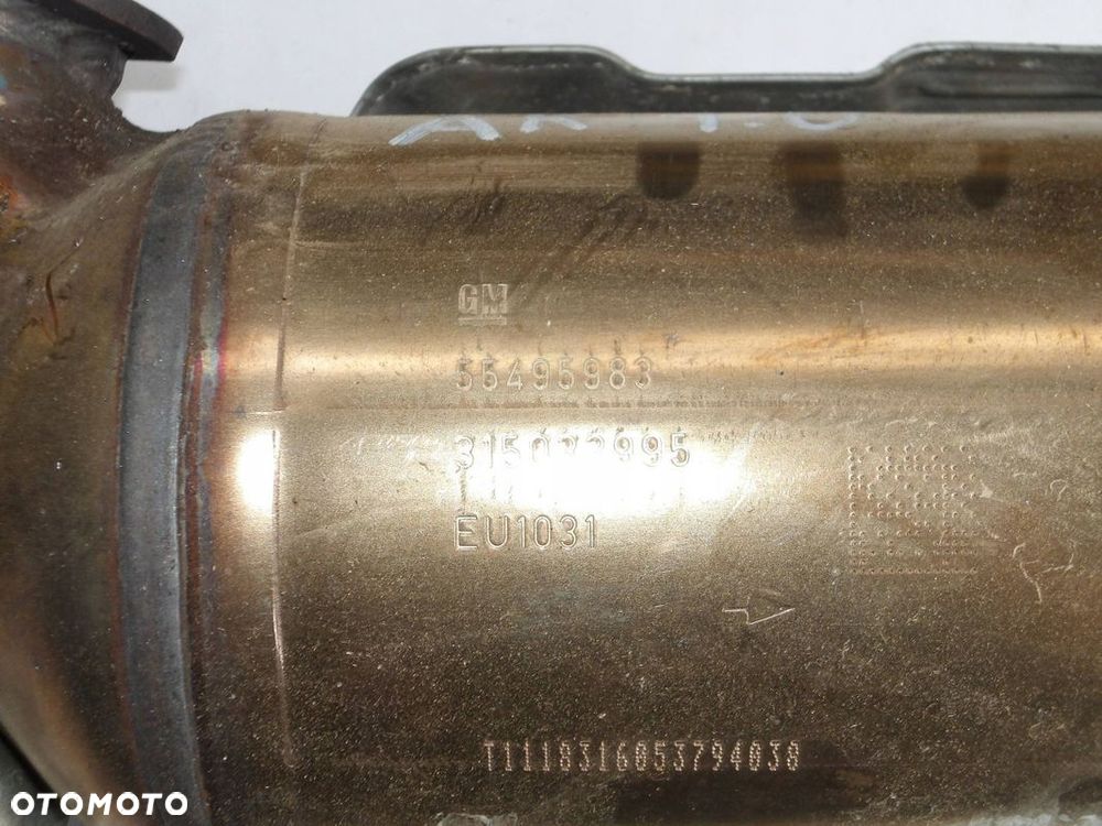 Opel Astra K 1.0 T D10XFL Filtr cząstek stałych Katalizator / FAP / DPF - 3