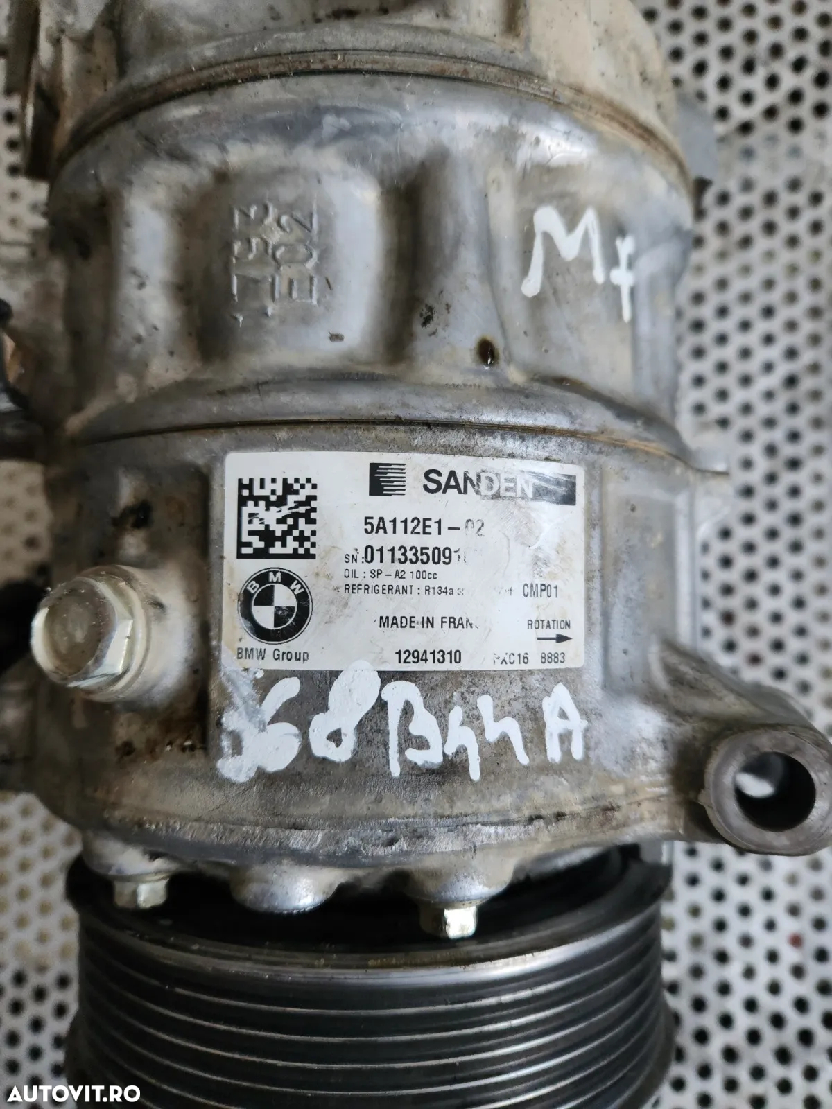 Compresor Clima Aer Conditionat Nou Sub 1.000 Km Bmw M50I Cod 5A112E1 4.4 Benzina V8 Euro 6 Motor N - 9