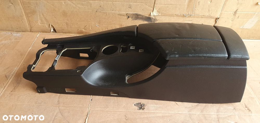 Tunel środkowy podłokietnik skóra skórzany BMW 5 E60 - 2