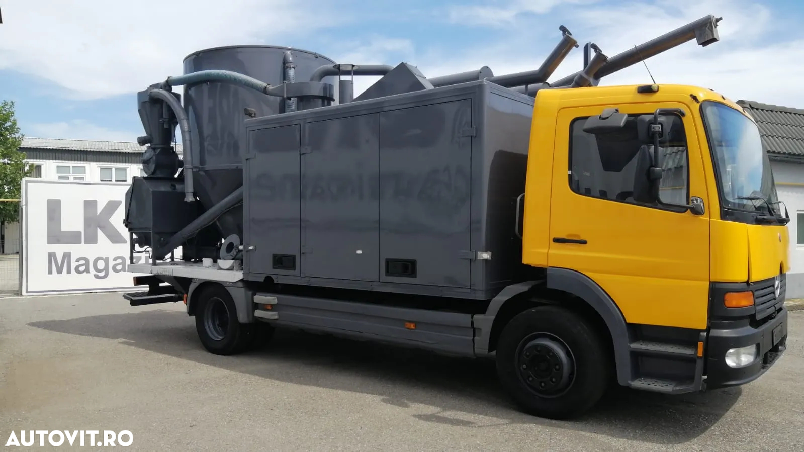Mercedes-Benz Atego & Gmelin FNC Mobil / Animal Feed Mill and Mixer/Tierfutter Mahl und Mischanlage - 9