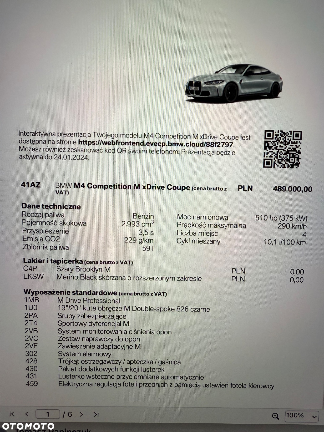 BMW M4 Competition M xDrive sport - 3