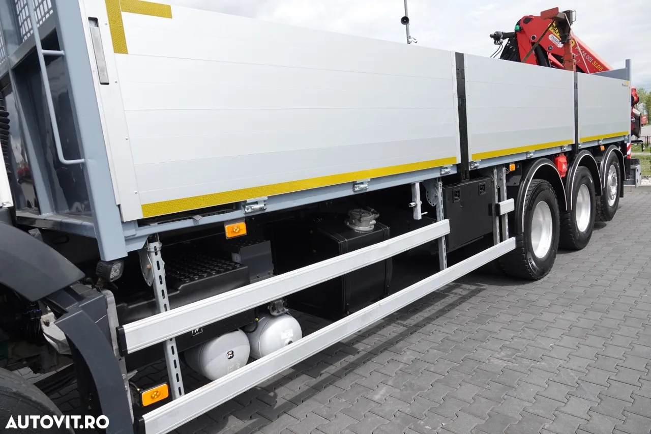 Volvo FMX 460 / 8X4 / TRIDEM /  7.75 M TRANSMISIE / HDS PALFINGER PK 24.001 / PILOT / PRELUNGIE -12.5M / AXIE LIFTATOR / EURO 6 / IMPORTAT - 12