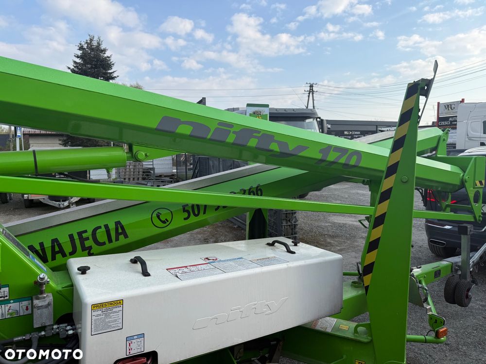 Inny podnośnik koszowy na przyczepie, zwyżka NIFTYLIFT 170, JAK NOWY!!! - 14