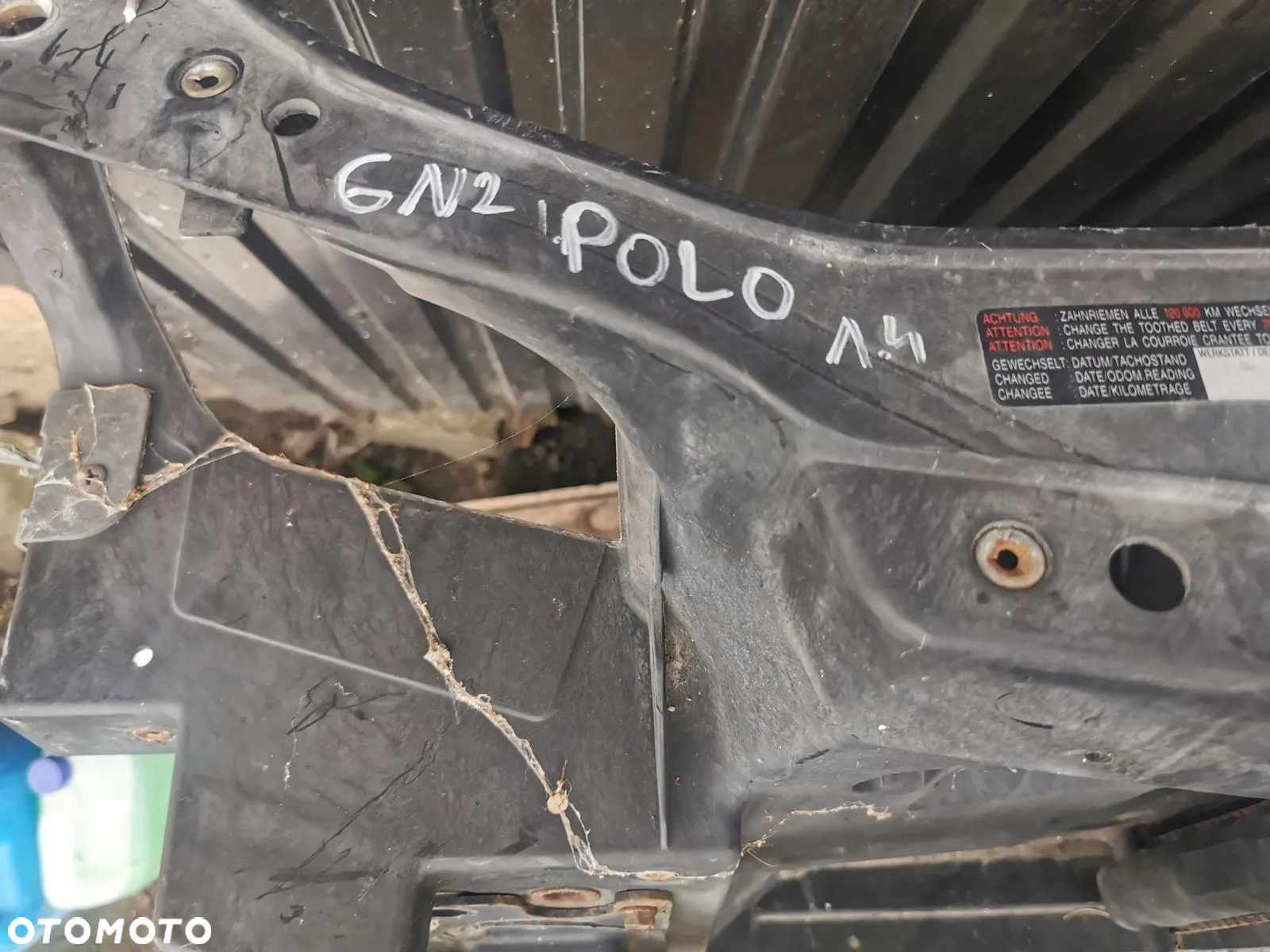 VW POLO 6N2 PAS PRZEDNI CHŁODNICA WIATRAK WYSYŁKA - 6